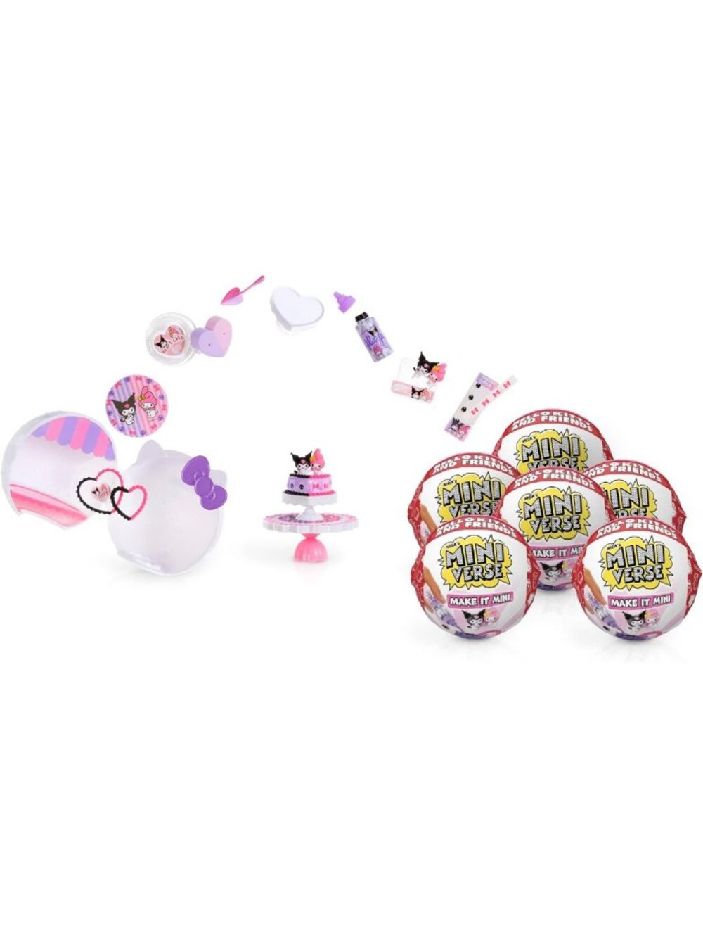 Mini Collectibles Hello Kitty & Friends Series 2 - 6 Pack Mystery DIY Crafts